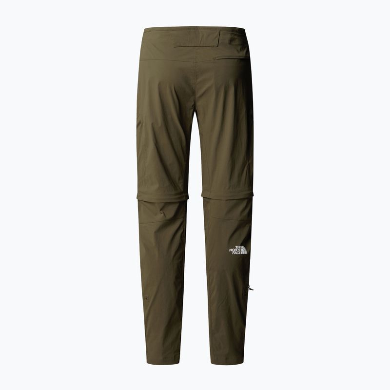 Vyriškos žygio kelnės The North Face Exploration Regular Tapered Convertible taupe green 6