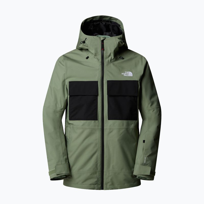 Vyriška snieglenčių striukė The North Face Fourbarrel Triclimate bark mist/black 6