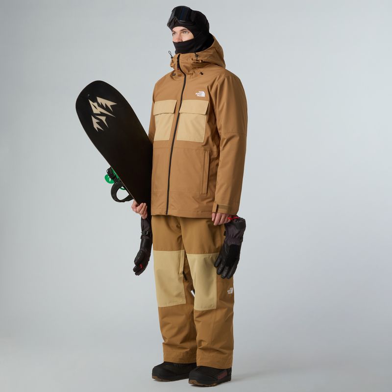 Vyriška snieglenčių striukė The North Face Fourbarrel Triclimate utility brown/khaki 2
