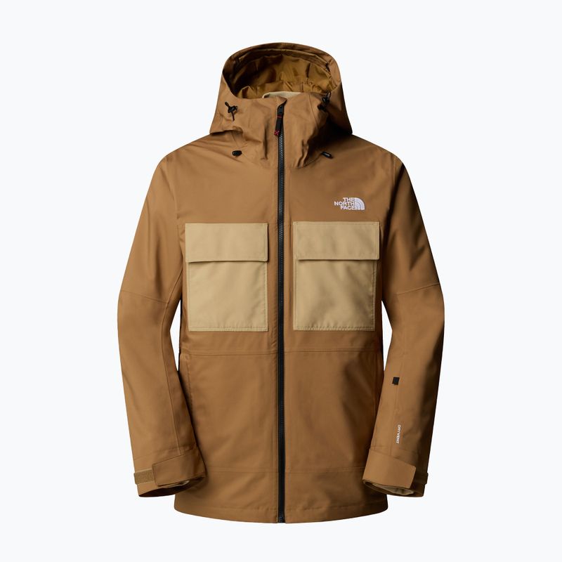 Vyriška snieglenčių striukė The North Face Fourbarrel Triclimate utility brown/khaki 6