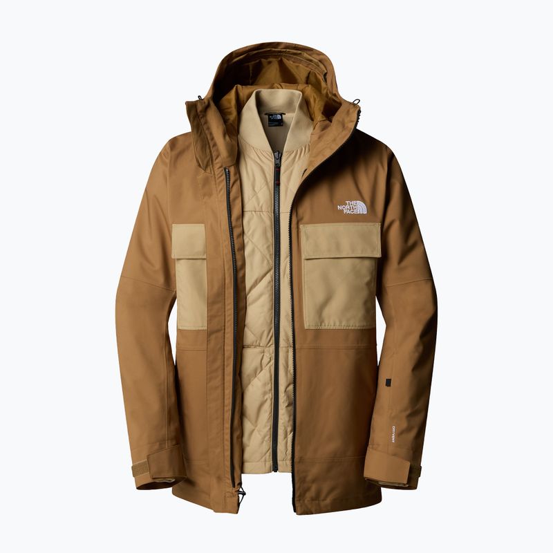 Vyriška snieglenčių striukė The North Face Fourbarrel Triclimate utility brown/khaki 8