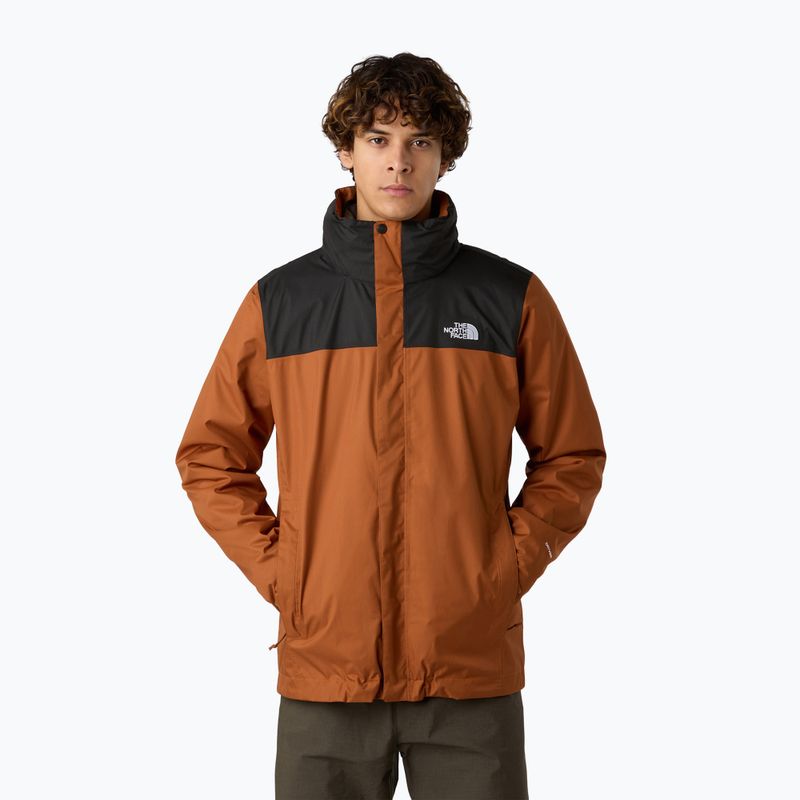Vyriška 3-in-1 striukė The North Face Evolve II Triclimate burnt umber/asphalt grey 11
