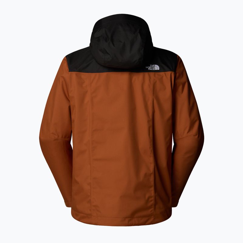 Vyriška 3-in-1 striukė The North Face Evolve II Triclimate burnt umber/asphalt grey 7
