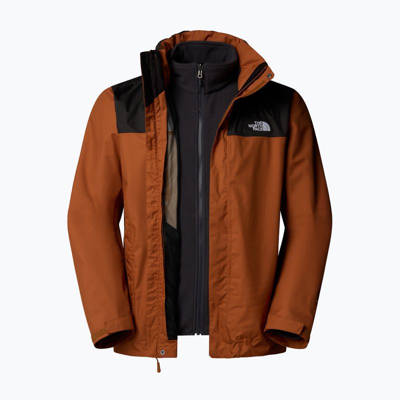 Vyriška 3-in-1 striukė The North Face Evolve II Triclimate burnt umber/asphalt grey 8
