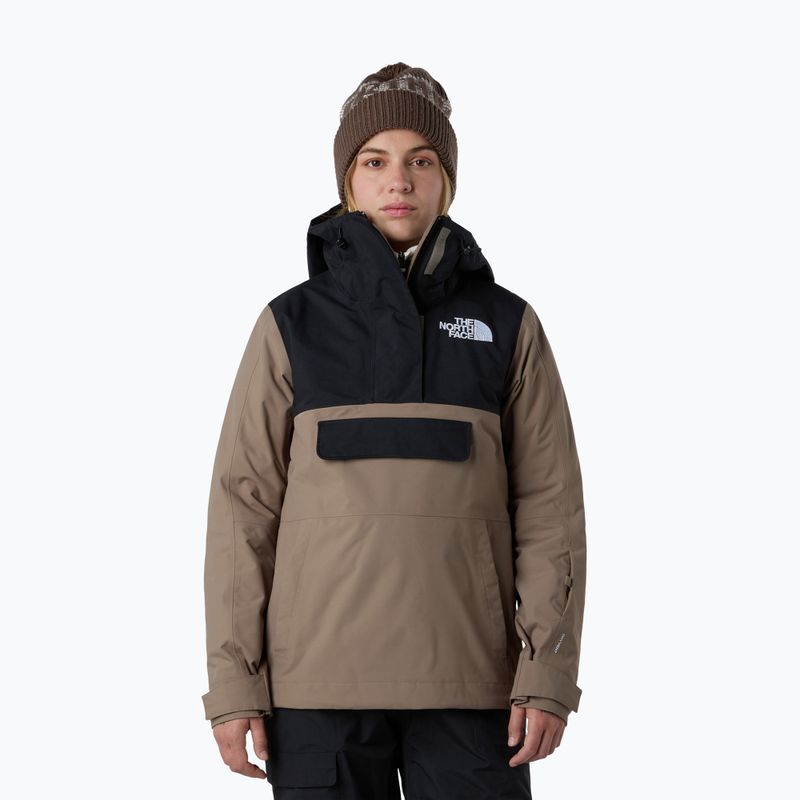 Moteriška slidinėjimo striukė The North Face Driftview Anorak mocha brown/black