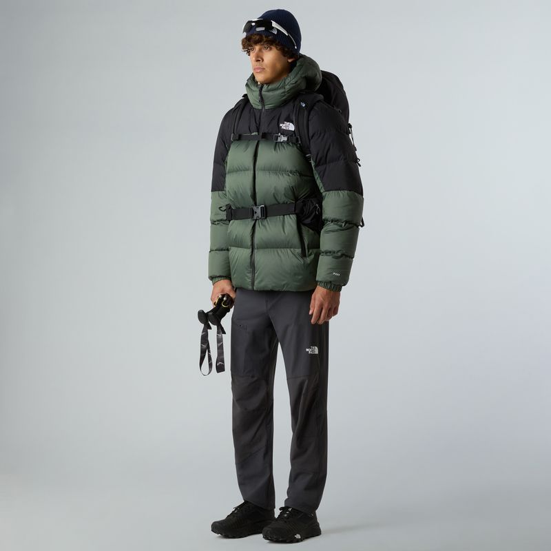 Vyriška The North Face Diablo Down 2.0 Hoodie pečių rūkas/juoda viržinė pūkinė striukė 2