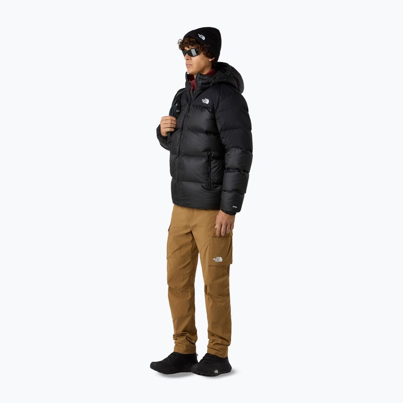 Vyriška pūsta striukė The North Face Diablo Down 2.0 Hoodie black/black/recycled down 2