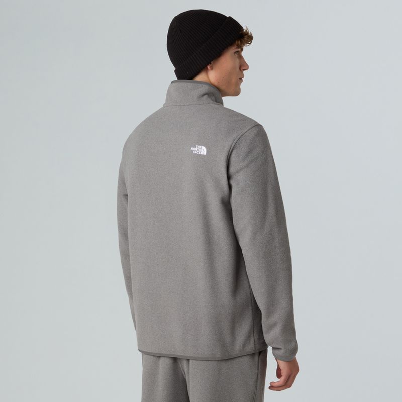Vyriškas fliso džemperis The North Face Glacier Fleece 1/4 Zip mid grey heather 3