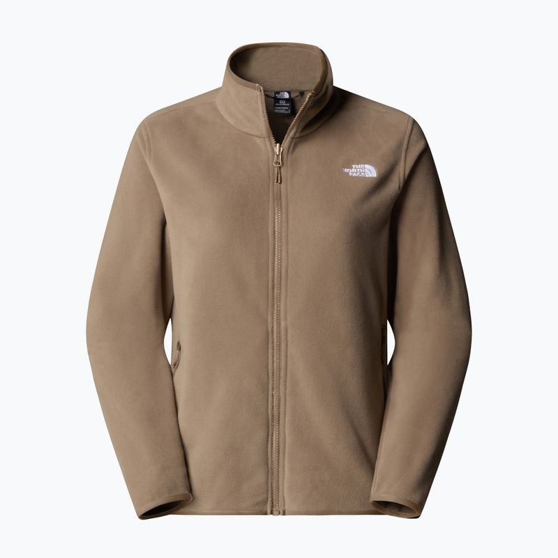 Moteriškas fliso džemperis The North Face Glacier Fleece mocha brown 5