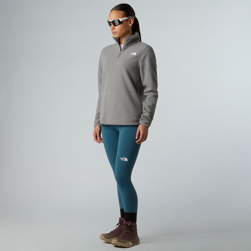 Moteriškas fliso džemperis The North Face Glacier Fleece 1/4 Zip mid grey heather 2