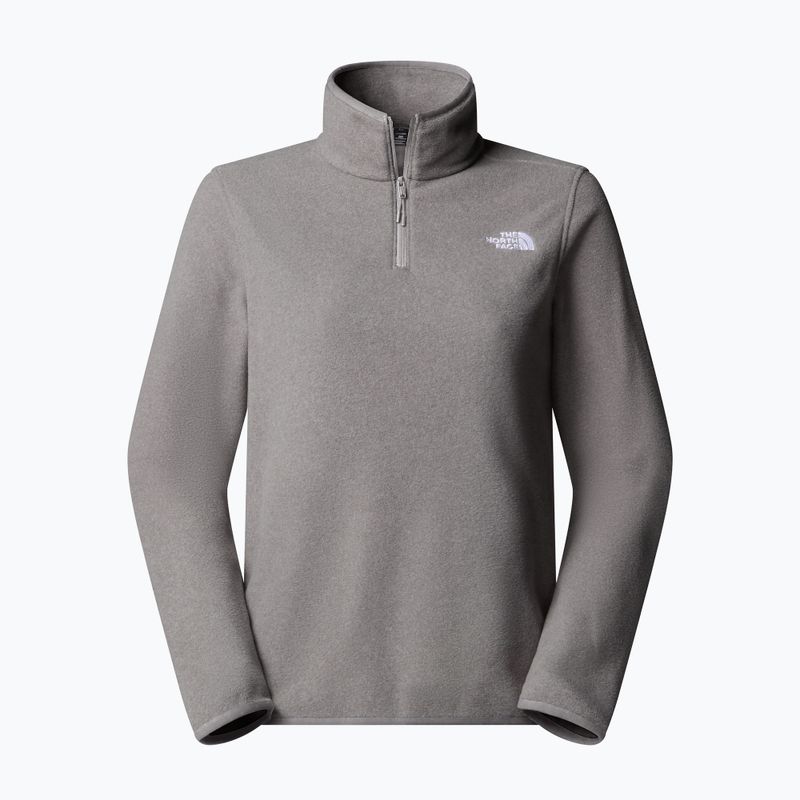 Moteriškas fliso džemperis The North Face Glacier Fleece 1/4 Zip mid grey heather 4