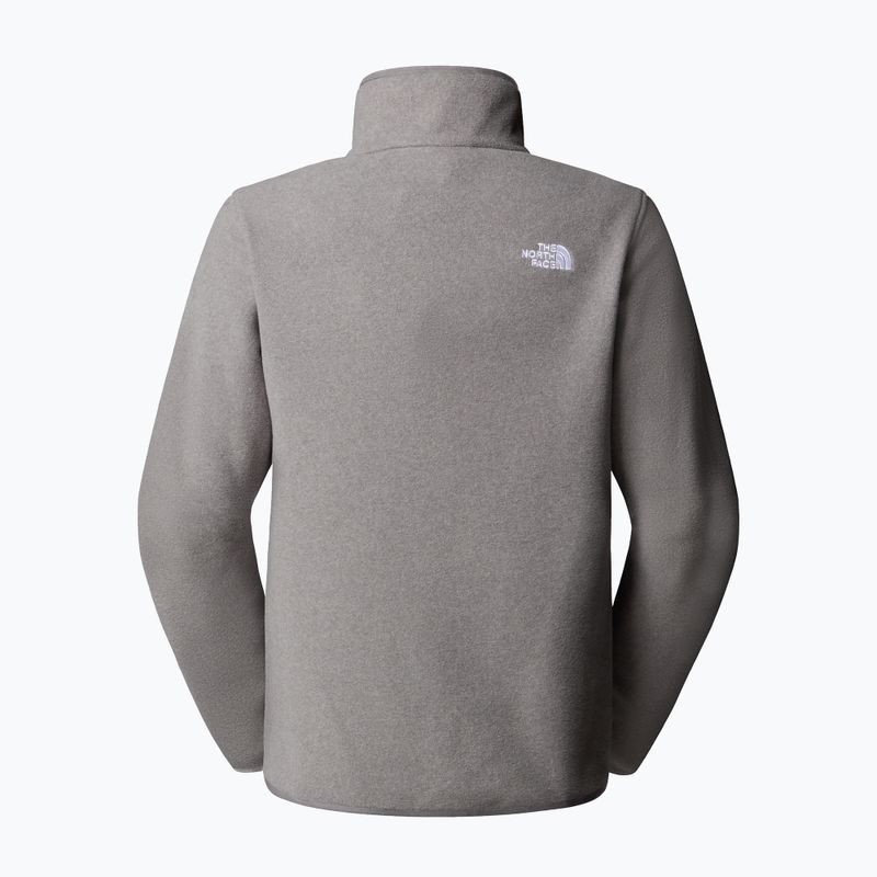 Moteriškas fliso džemperis The North Face Glacier Fleece 1/4 Zip mid grey heather 5