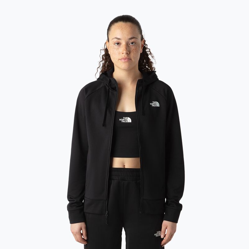 Moteriškas džemperis The North Face Reaxion 2.0 Hooded Full Zip black heather 4