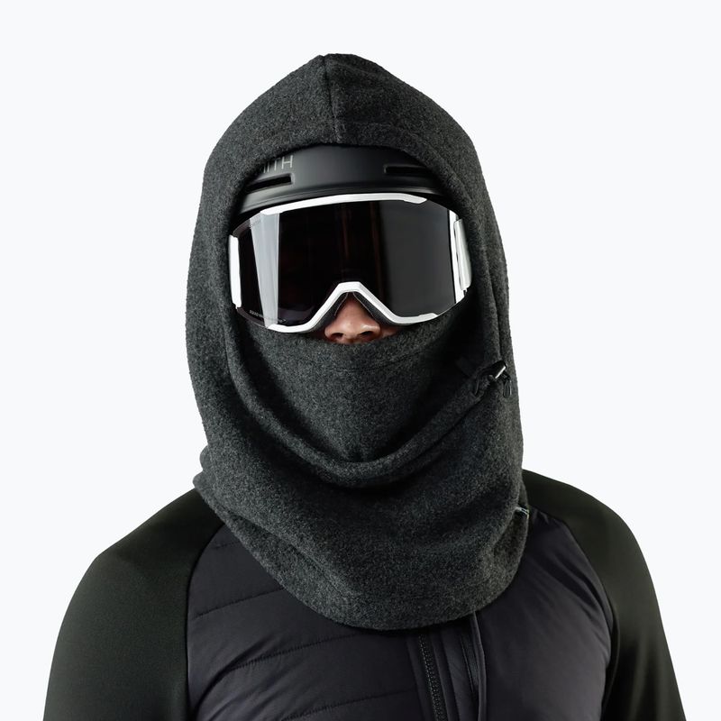 Moteriška balaklava Smartwool Second Cut Fleece Hood charcoal 3