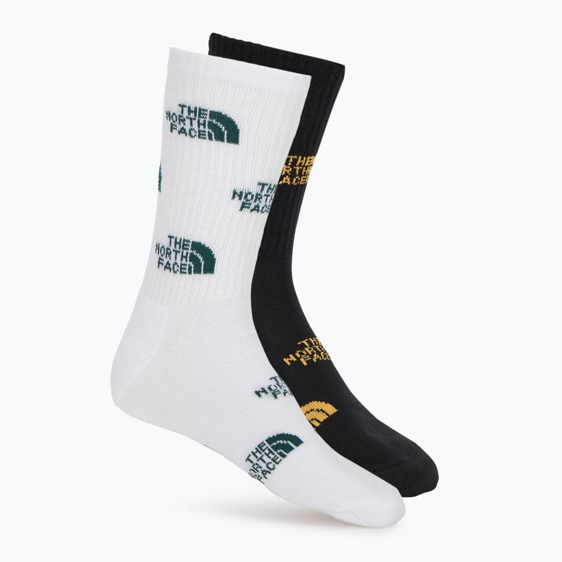 Kojinės The North Face Everyday Crew Logo 2 poros black/summit gold