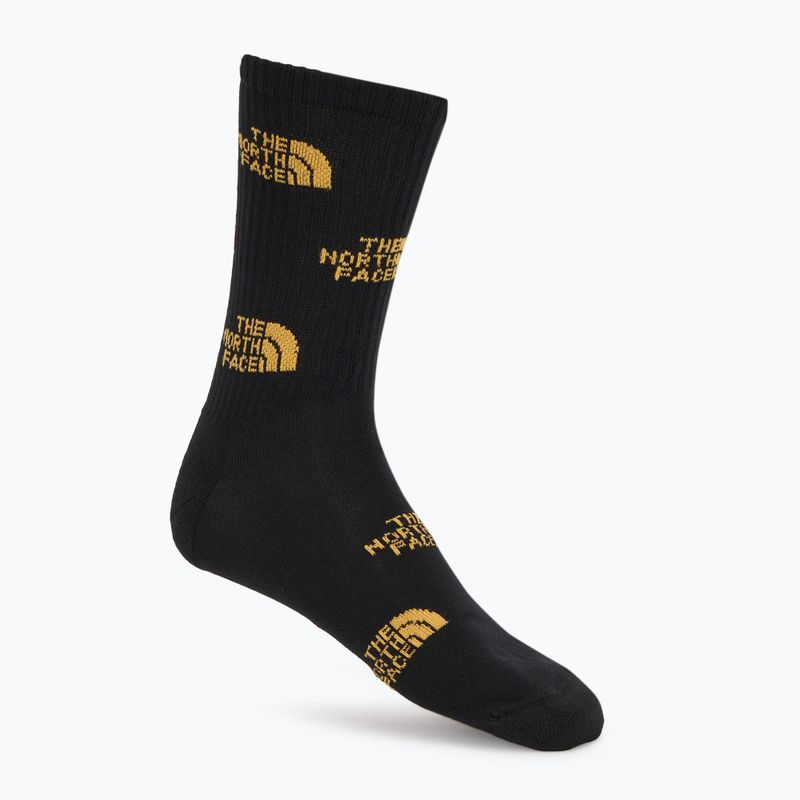 Kojinės The North Face Everyday Crew Logo 2 poros black/summit gold 2