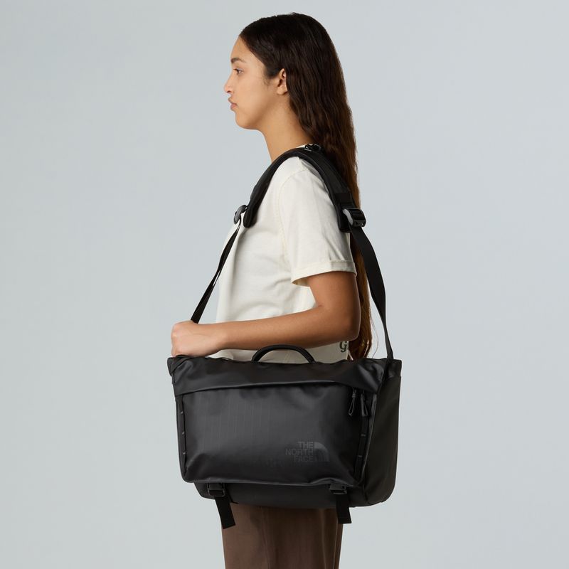 Vyriškas nešiojamojo kompiuterio krepšys The North Face Base Camp Voyager Rolltop 12 l black/asphalt grey 6