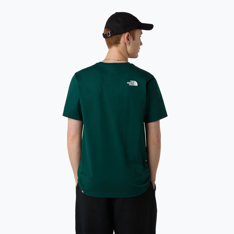 Vyriški marškinėliai The North Face Simple Dome hunter green 3
