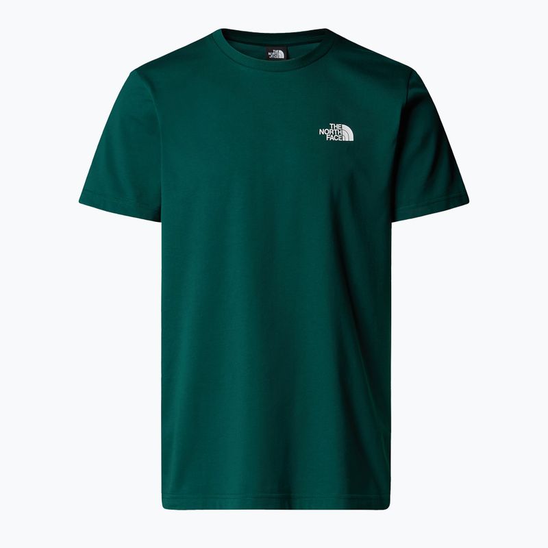 Vyriški marškinėliai The North Face Simple Dome hunter green 4