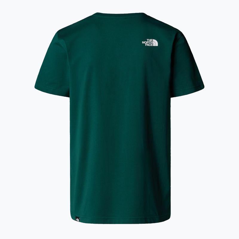 Vyriški marškinėliai The North Face Simple Dome hunter green 5