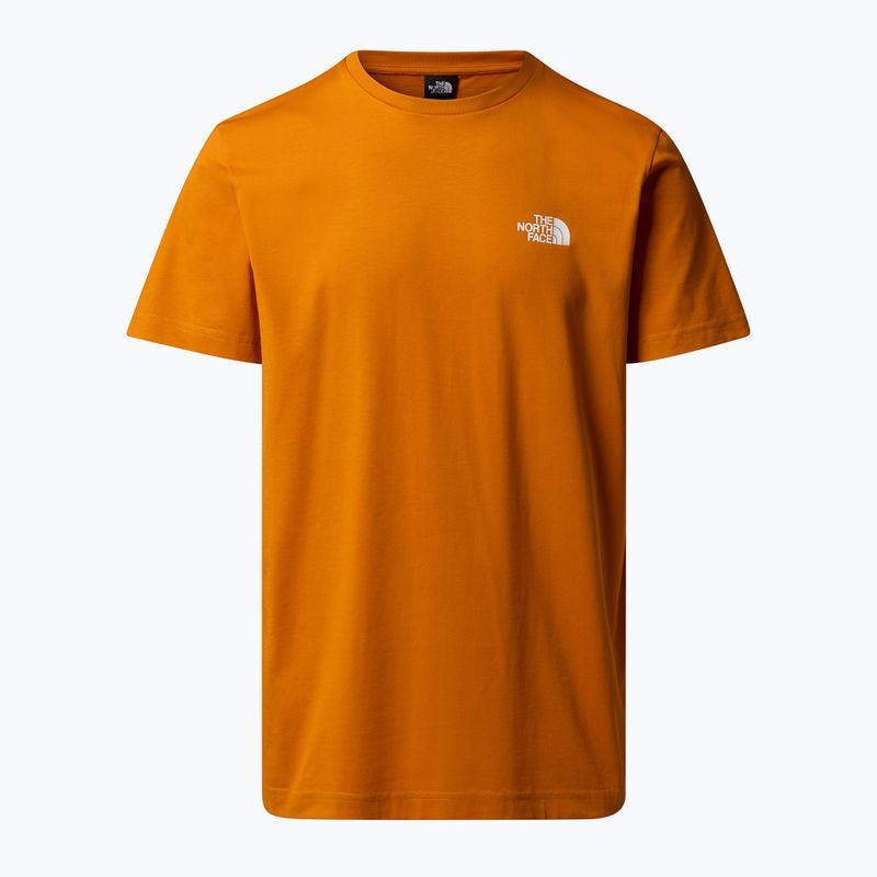Vyriški marškinėliai The North Face Simple Dome agate orange 4