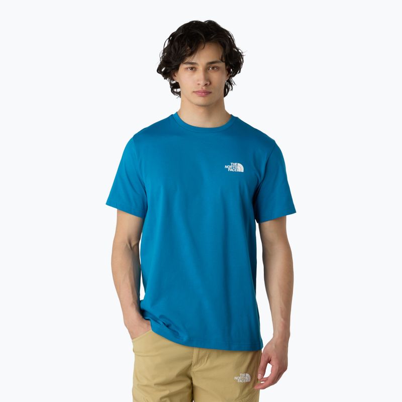 Vyriški marškinėliai The North Face Simple Dome dusk blue