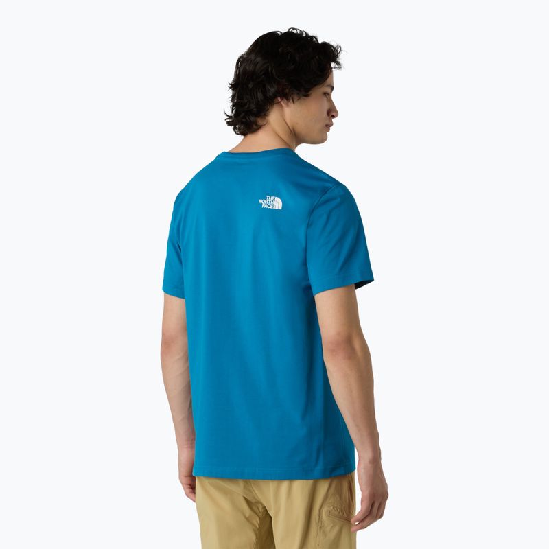 Vyriški marškinėliai The North Face Simple Dome dusk blue 3
