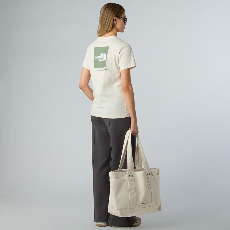The North Face moteriški marškinėliai Box Nse Relaxed white dune/slate moss 2