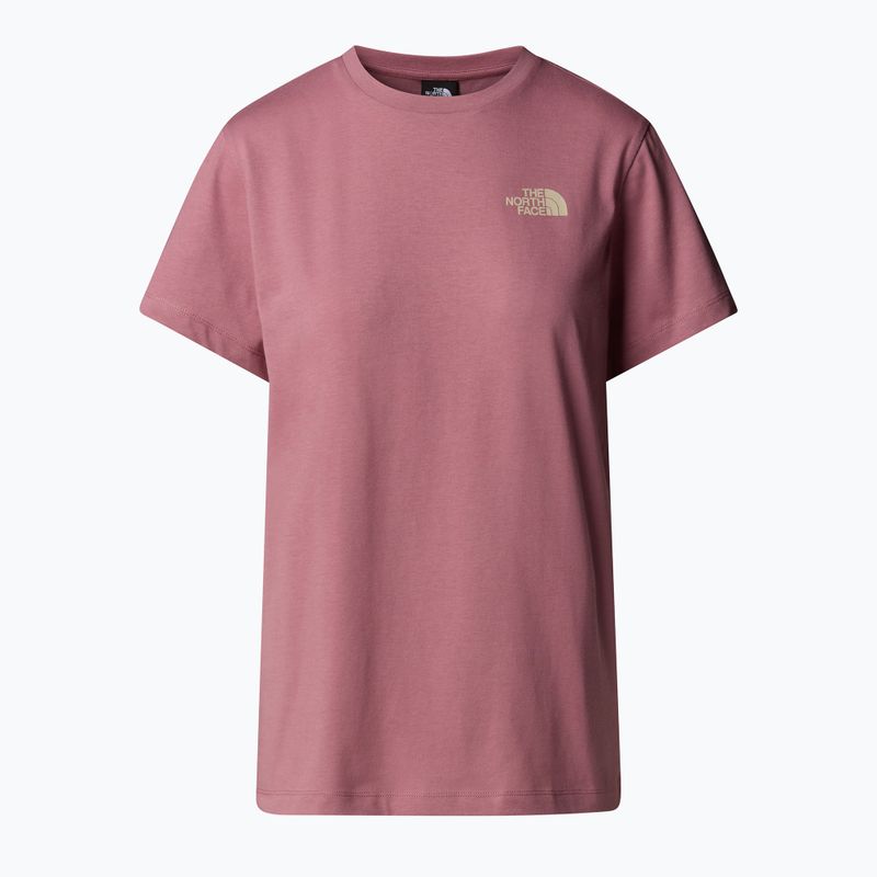 Moteriški marškinėliai The North Face Box Nse Relaxed nostalgia rose/gravel 4