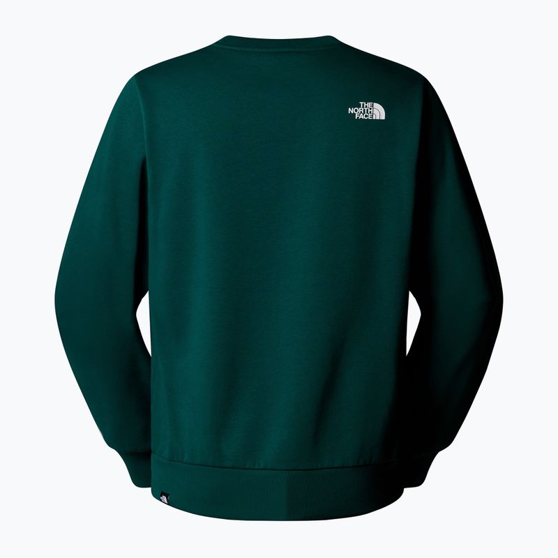Vyriškas džemperis The North Face Simple Dome Crew hunter green 5