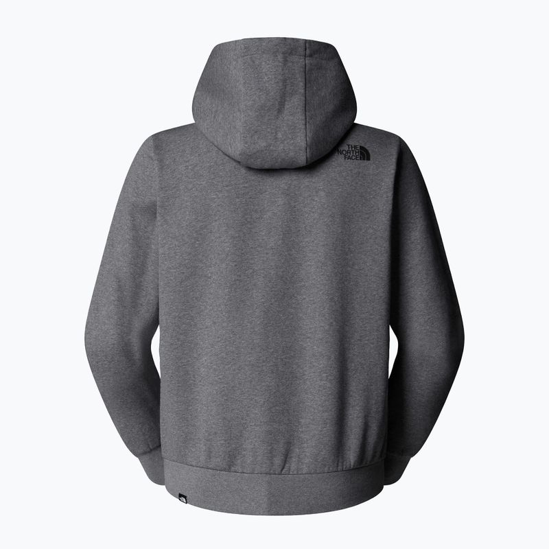 Vyriškas džemperis The North Face Easy Hoodie medium grey heather 5