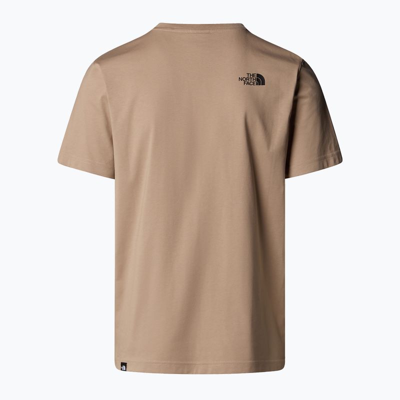 Vyriški marškinėliai The North Face Fine mushroom grey 2