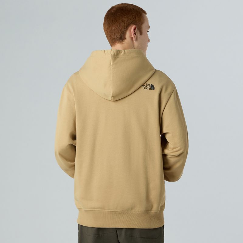 Vyriškas džemperis The North Face Mountain Logo Relaxed Hooded khaki stone 3