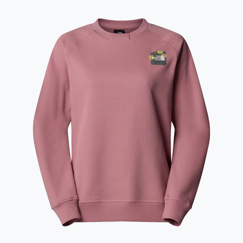 Moterikas džemperis The North Face Connect Relaxed Crew Graphic nostalgia rose 4
