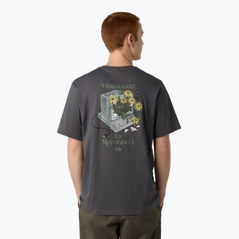 Vyriški marškinėliai The North Face Connected Relaxed anthracite grey 3