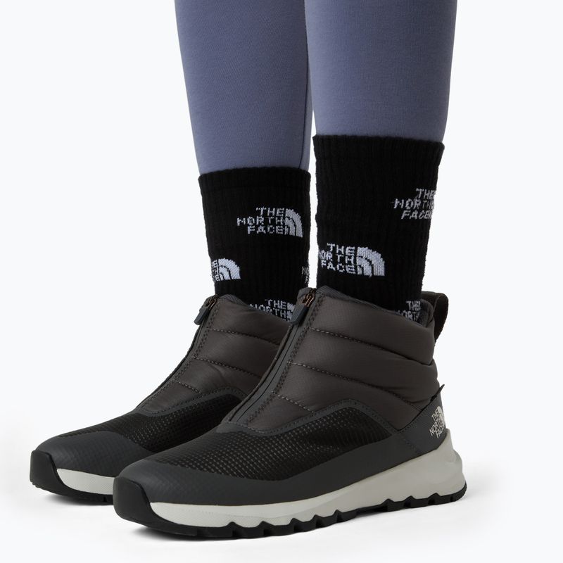 Moteriški sniego batai The North Face Thermoball Progressive Zip II Wp anthracite grey/white ash 6