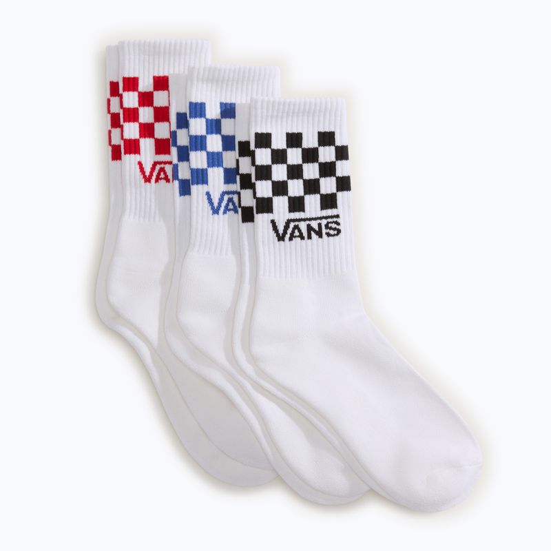 Kojinės Vans Classic Check Crew 3 poros white 2