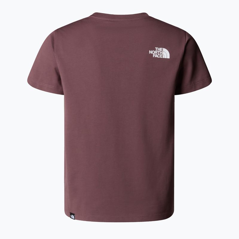 Vaikiški marškinėliai The North Face Simple Dome Tawny Quartz 2