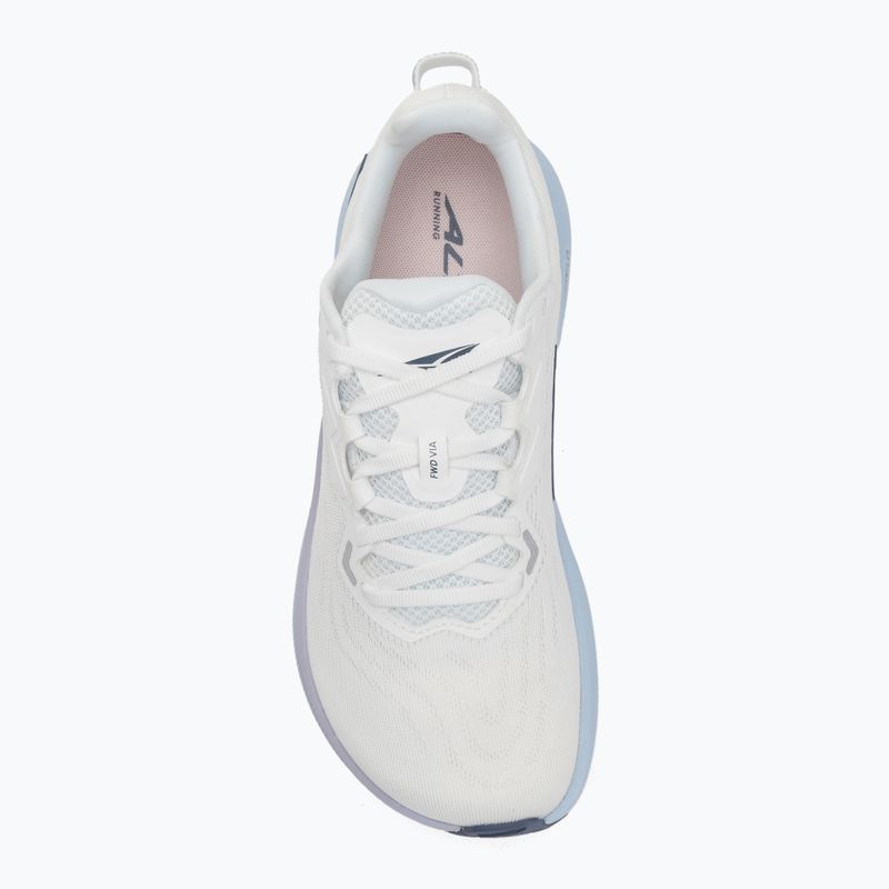 Moteriški bėgimo batai Altra FWD VIA white/light blue 5