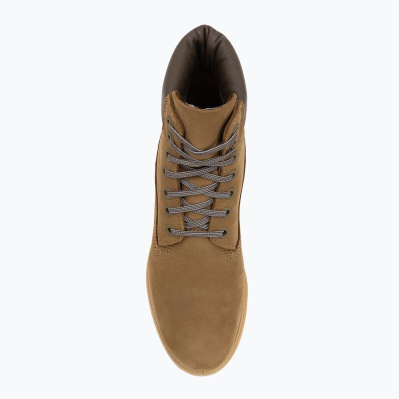 Vyriški batai Timberland Premium 6 Inch Lace Up Waterproof olive nubuck/dark brown 5