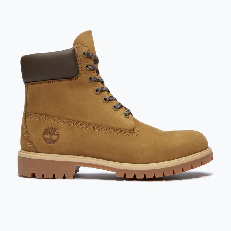 Vyriški batai Timberland Premium 6 Inch Lace Up Waterproof olive nubuck/dark brown 8