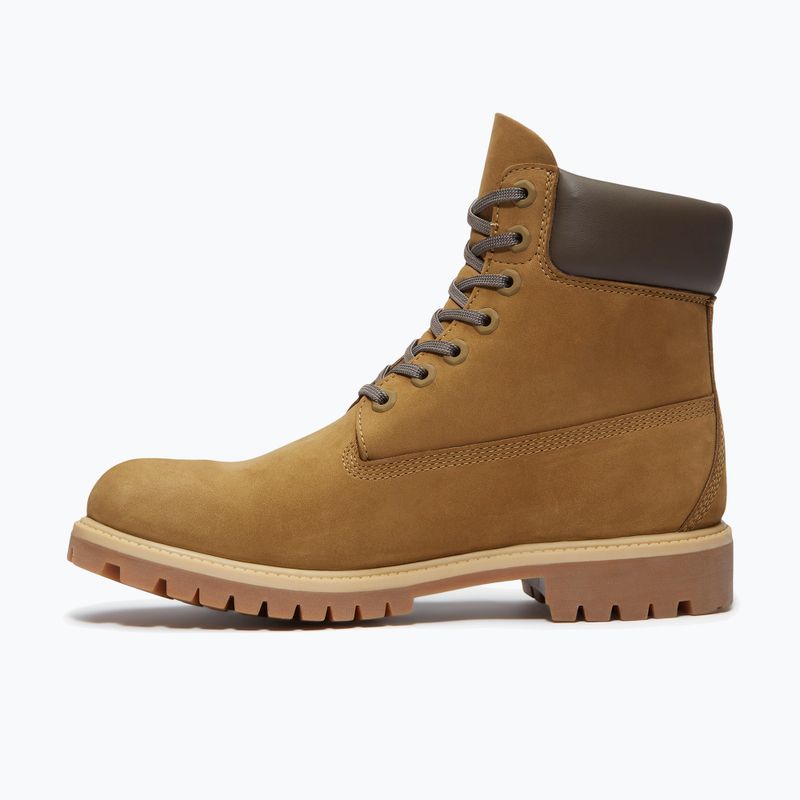 Vyriški batai Timberland Premium 6 Inch Lace Up Waterproof olive nubuck/dark brown 9