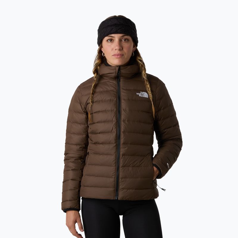 Moteriška pūsta striukė The North Face Down Hooded smokey brown 4