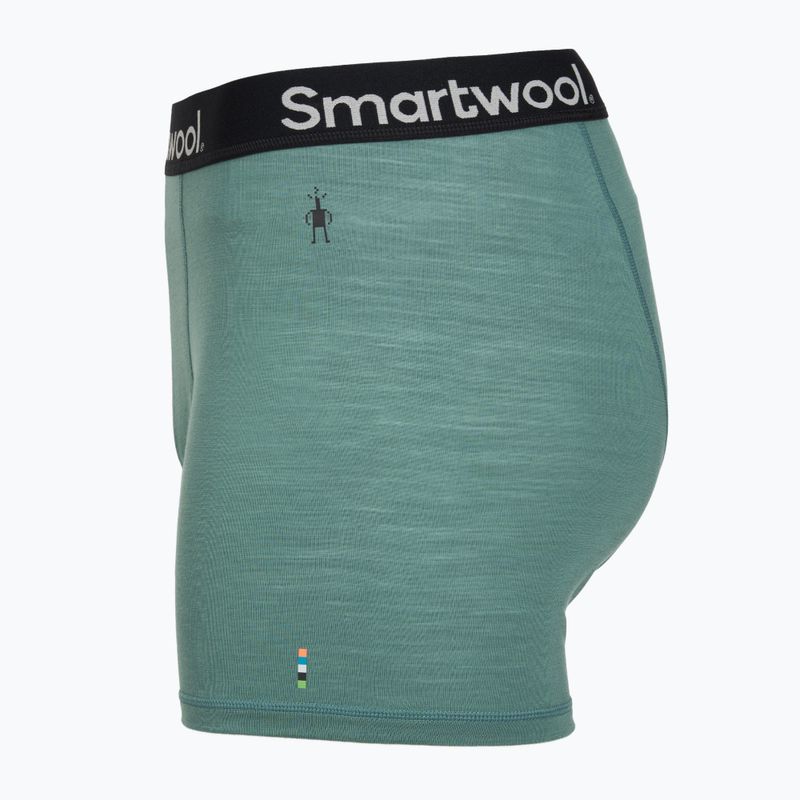 Vyriškos termoaktyvios trumpikės Smartwool Everyday Merino Boxer Brief Boxed black dusty teal 3