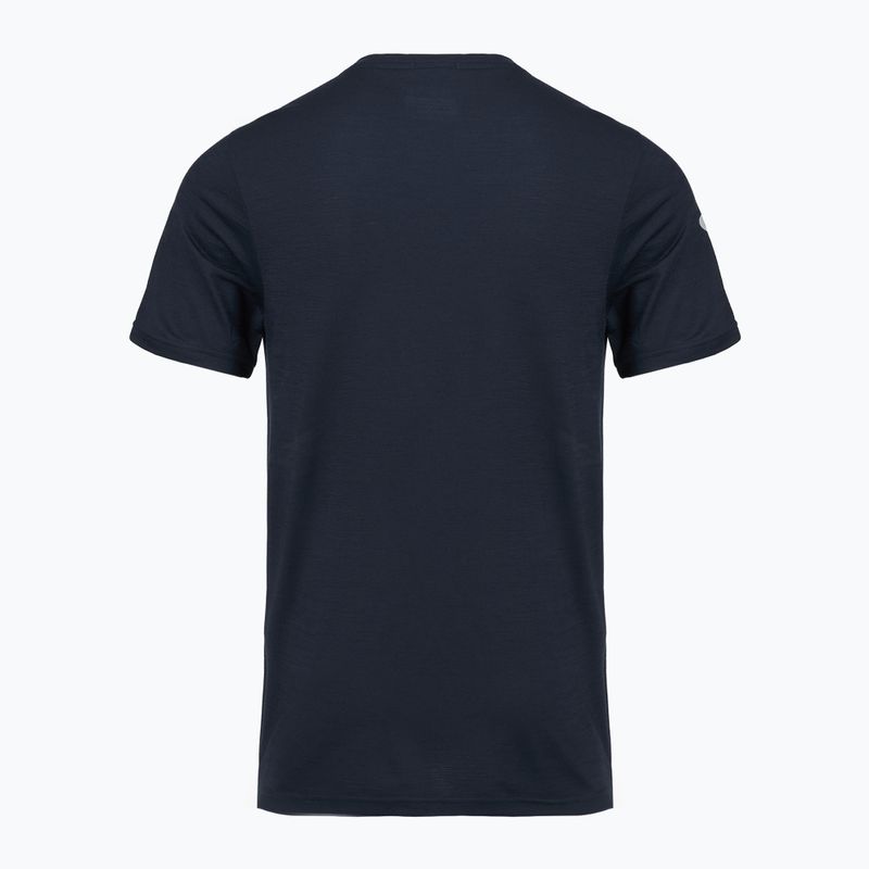 Vyriški marškinėliai Smartwool Peak Bagger Active SS Graphic Tee navy 2