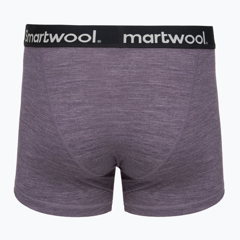 Vyriškos termoaktyvios trumpikės Smartwool Merino Boxer Brief Boxed purple storm heather 2