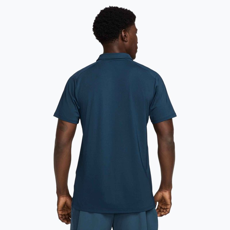 Vyriški teniso polo marškinėliai Nike Court Dri-Fit Advantage armory navy / white / white 3
