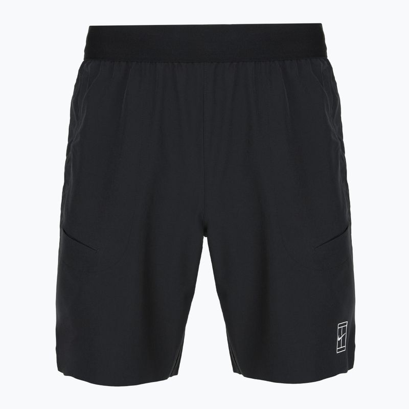 Vyrų teniso šortai Nike Court Dri-Fit Advantage 8" juodi/balti 8