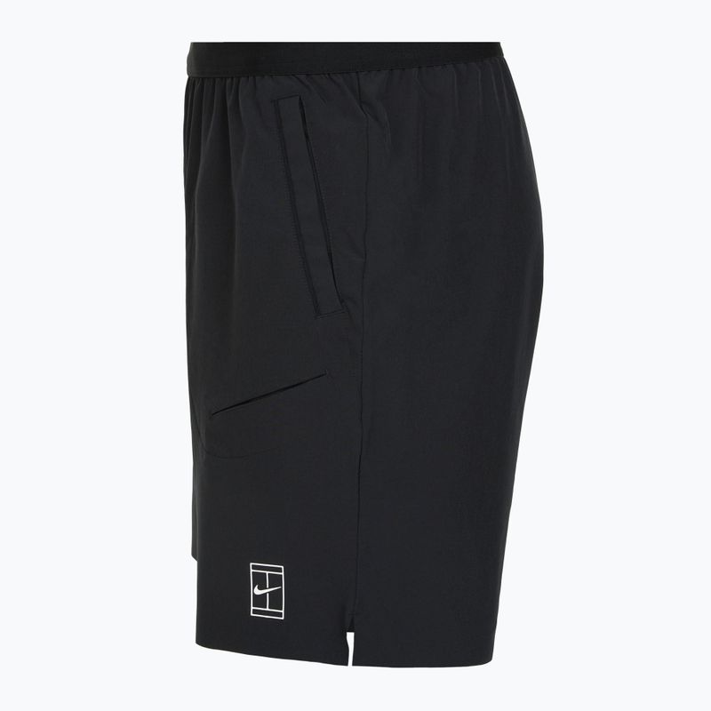 Vyrų teniso šortai Nike Court Dri-Fit Advantage 8" juodi/balti 10