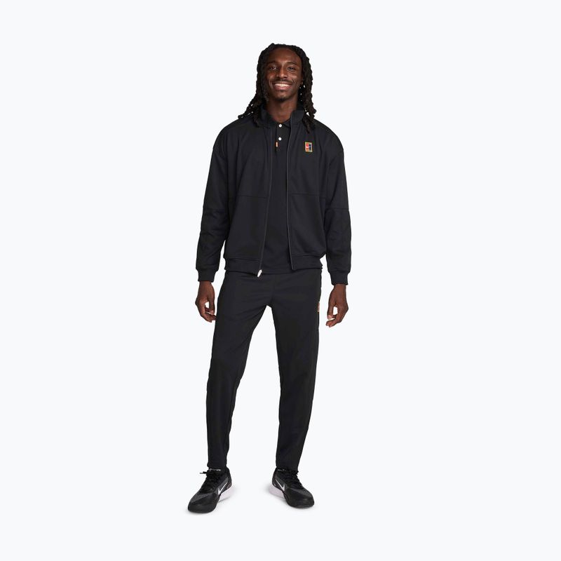 Vyriškas teniso džemperis Nike Court Heritage black/black 2